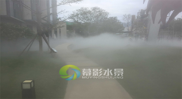 小区绿化冷雾系统 人工造雾系统景观